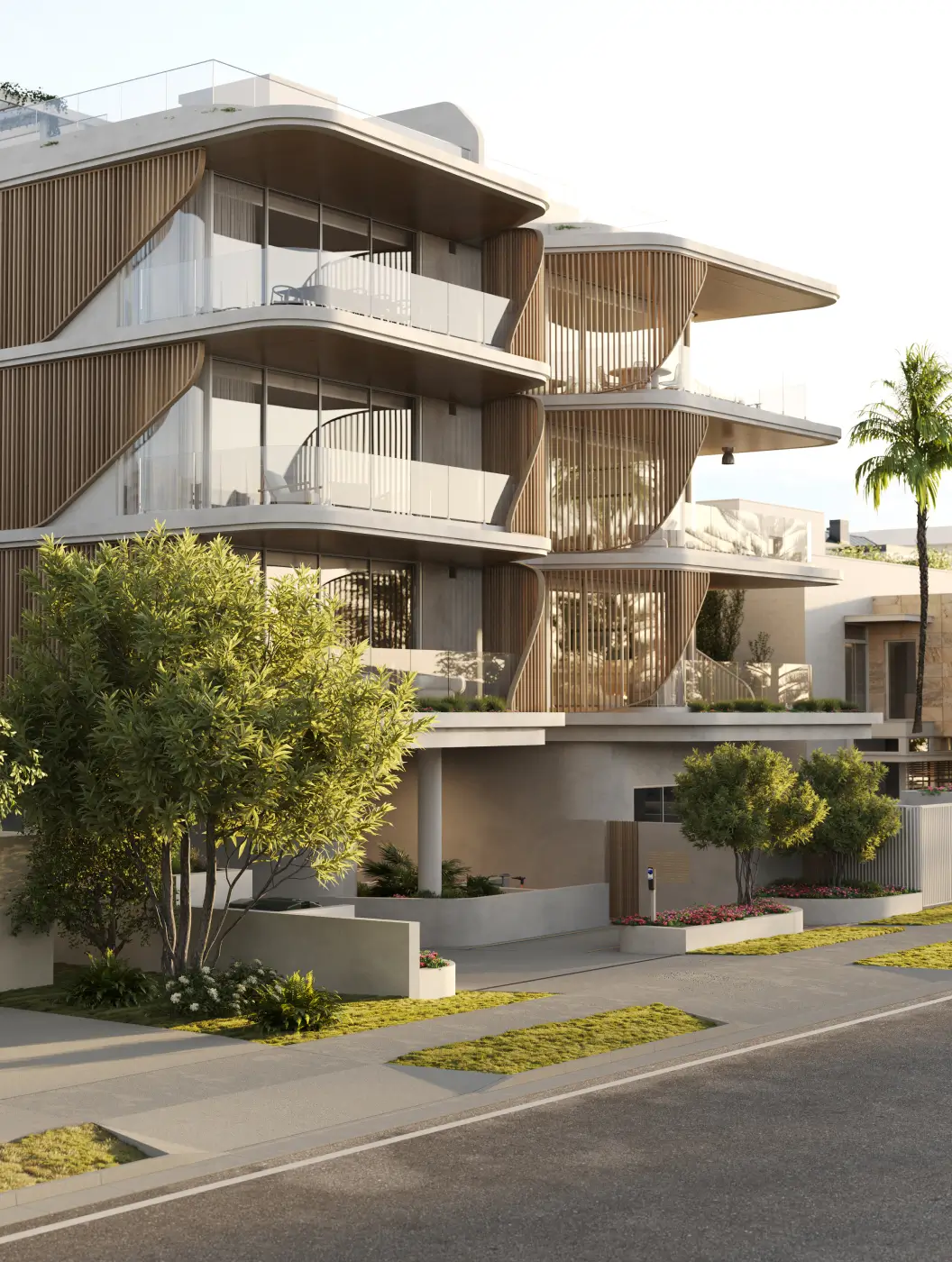 A luxury living room design featuring plush seating, soft neutral tones, and stylish decor elements for a sophisticated ambiance.